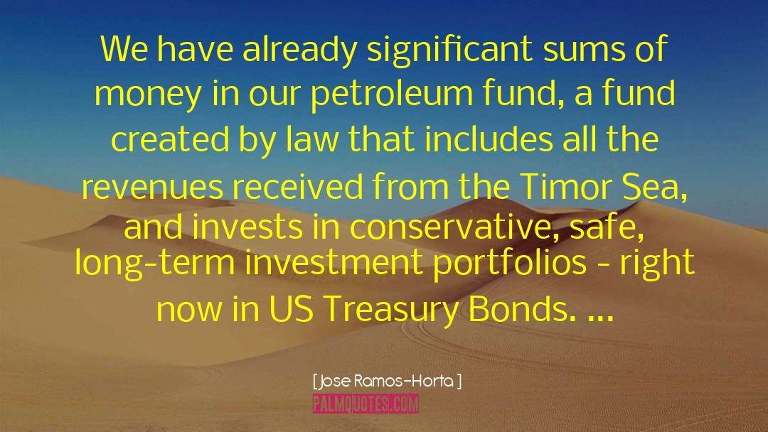 Us Treasury quotes by Jose Ramos-Horta