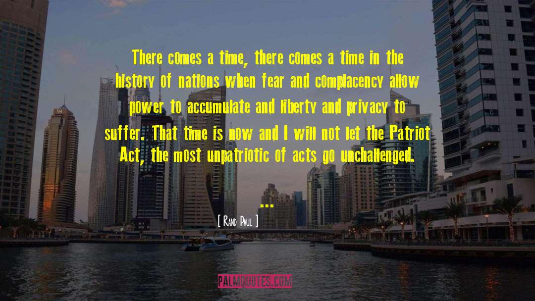 Usa Patriot Act quotes by Rand Paul