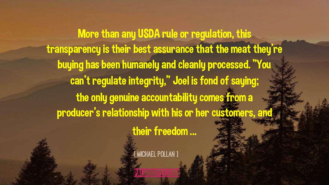 Usda quotes by Michael Pollan