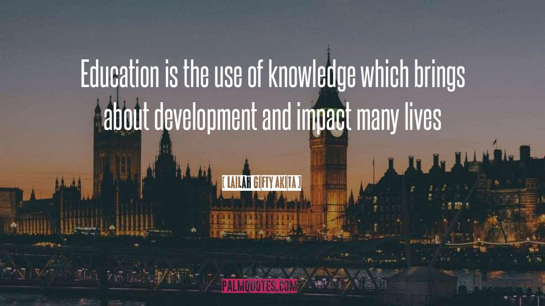 Use Of Knowledge quotes by Lailah Gifty Akita