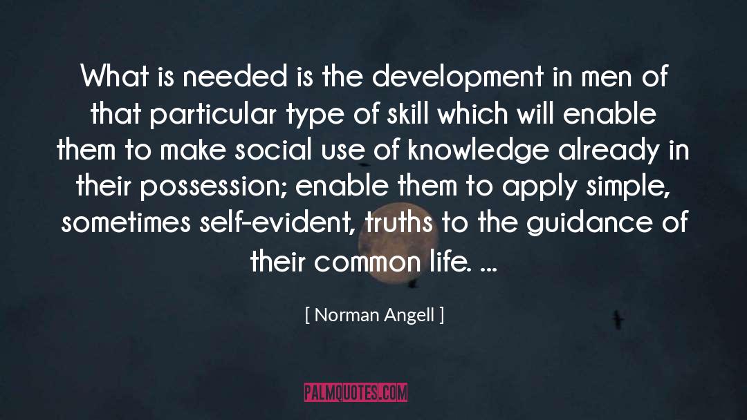 Use Of Knowledge quotes by Norman Angell