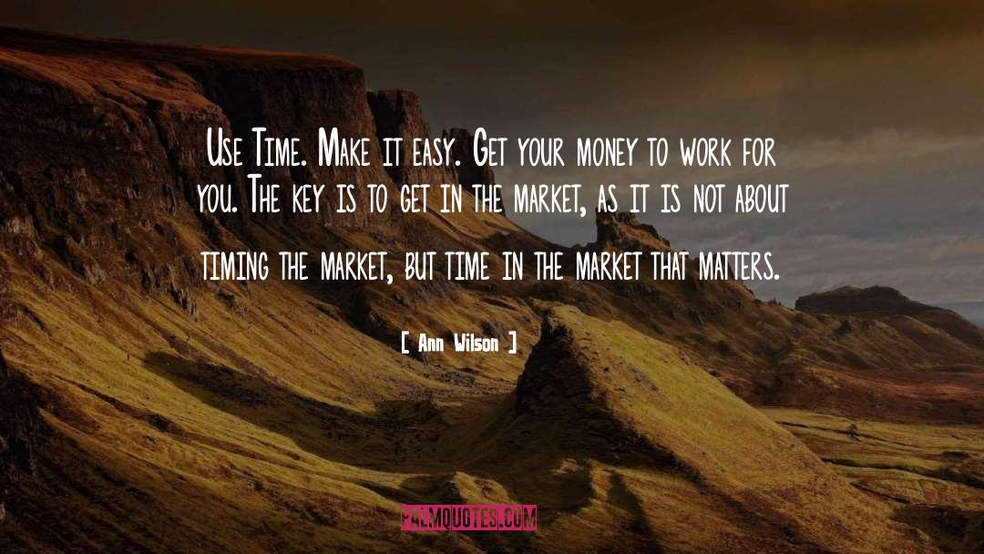 Use Time quotes by Ann Wilson