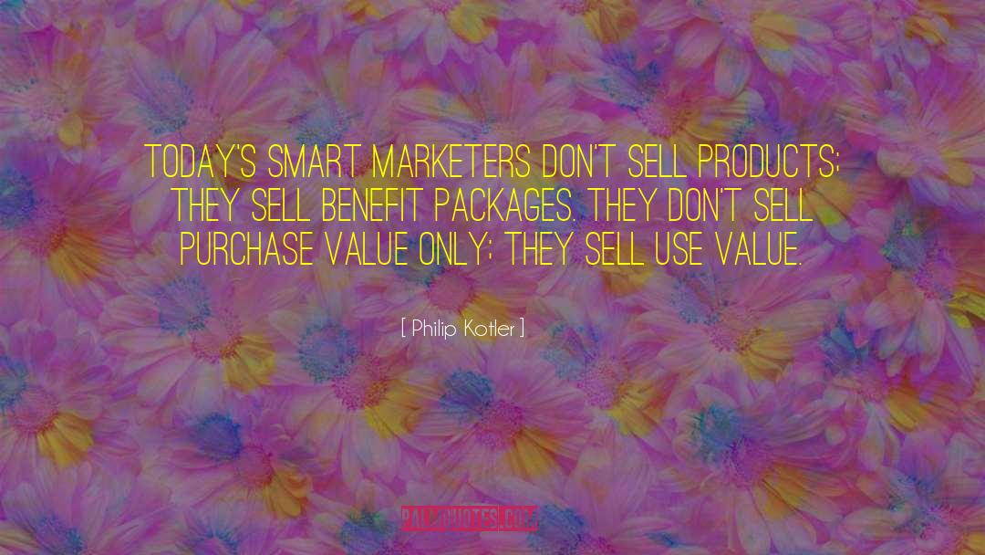 Use Value quotes by Philip Kotler