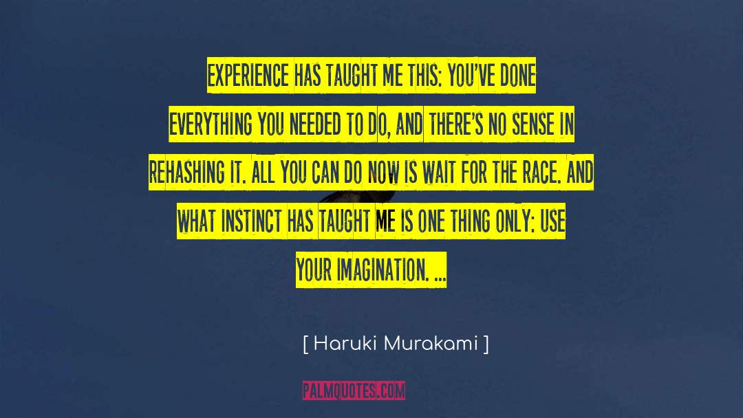 Use Your Imagination To Fly quotes by Haruki Murakami