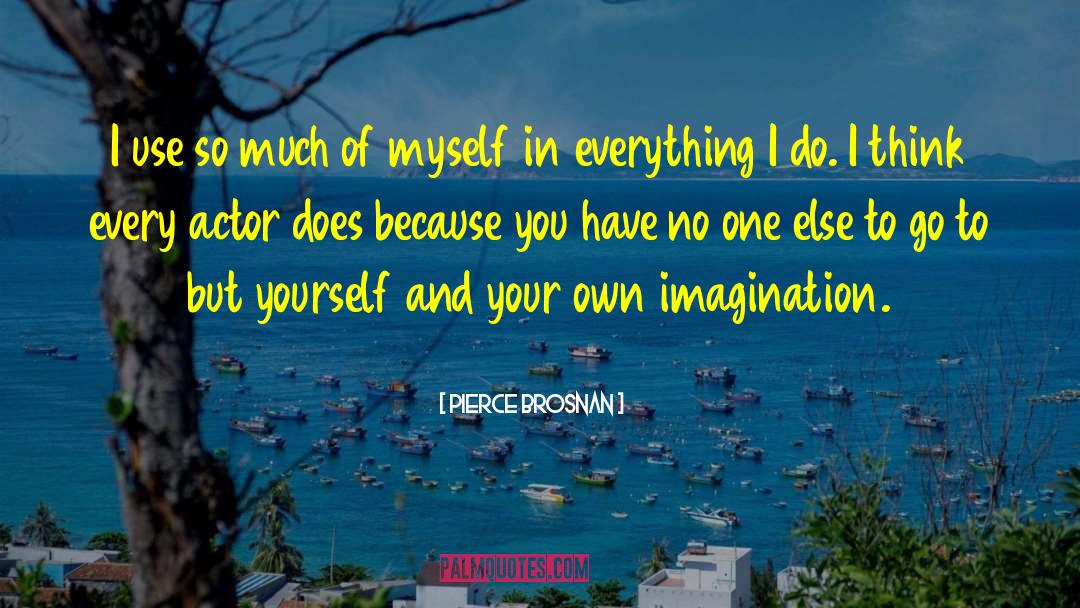 Use Your Imagination To Fly quotes by Pierce Brosnan