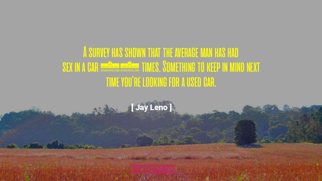 Used Car quotes by Jay Leno