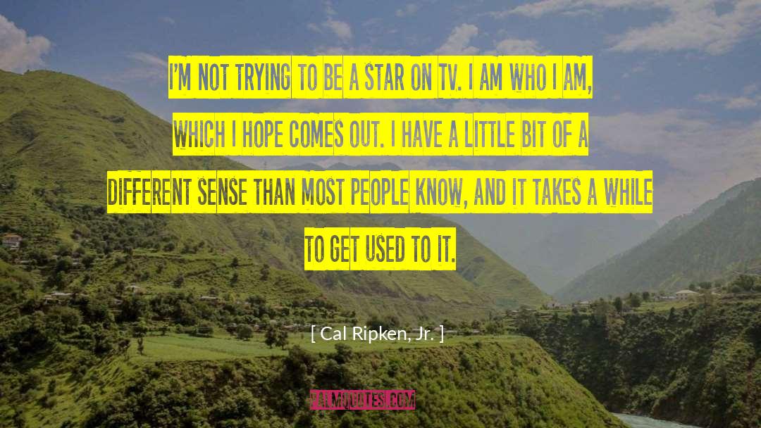Used To It quotes by Cal Ripken, Jr.