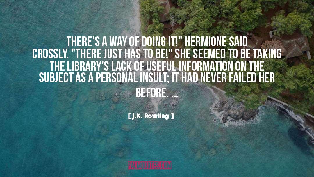 Useful Information quotes by J.K. Rowling