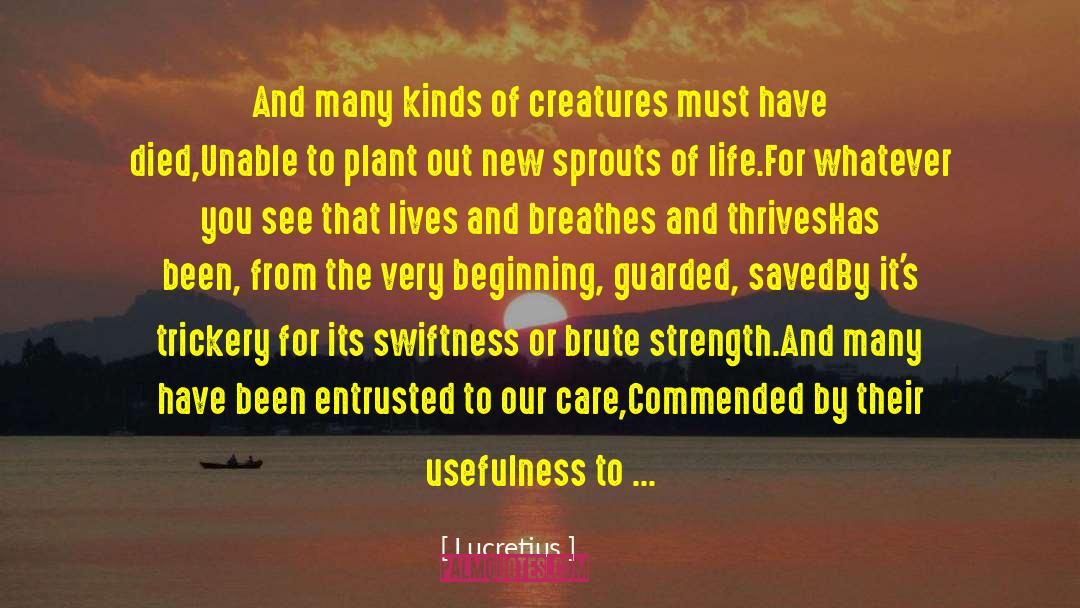 Usefulness quotes by Lucretius