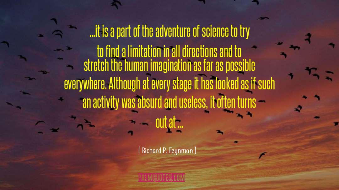 Useless Human quotes by Richard P. Feynman