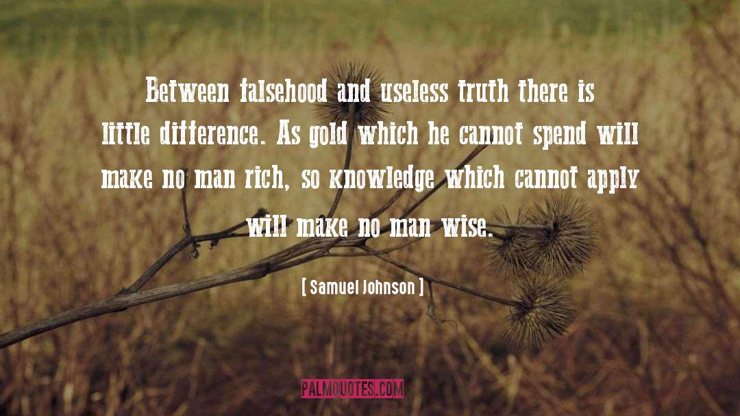 Useless Knowledge quotes by Samuel Johnson