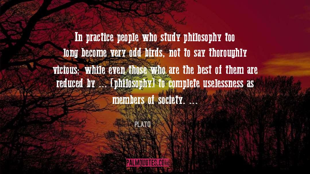 Uselessness quotes by Plato