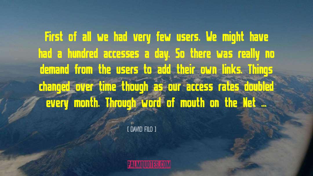 Users quotes by David Filo