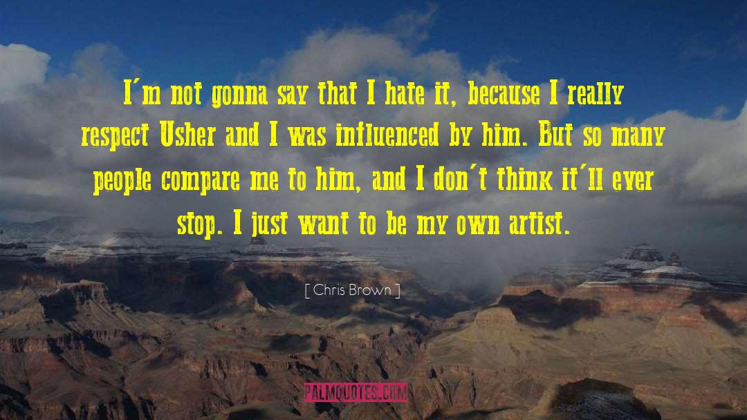 Usher quotes by Chris Brown