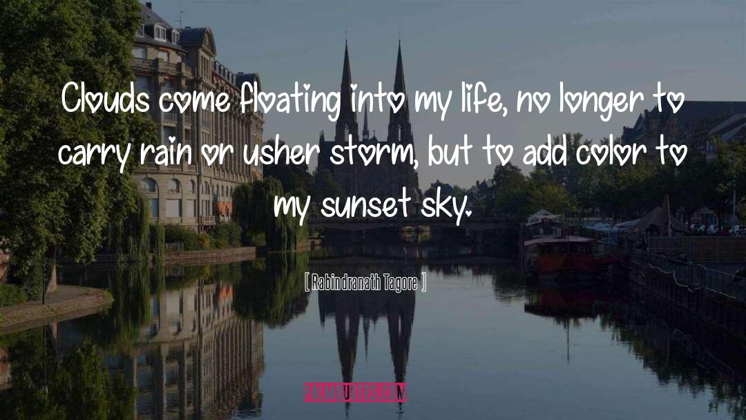 Usher quotes by Rabindranath Tagore