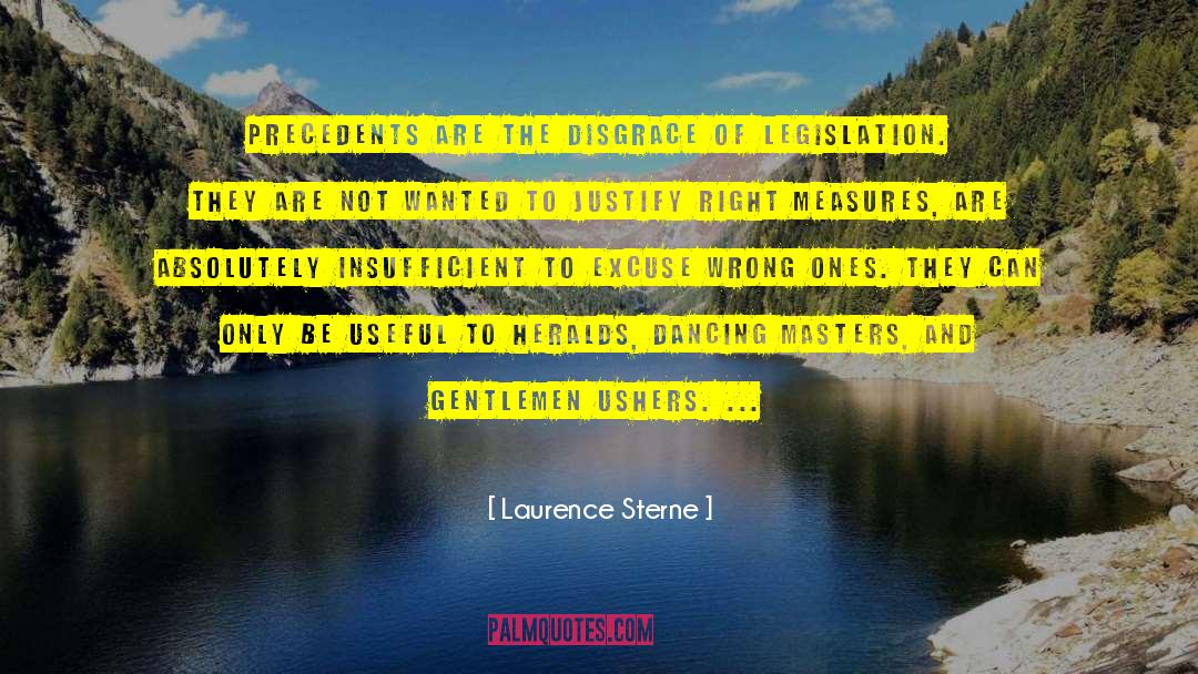 Ushers quotes by Laurence Sterne