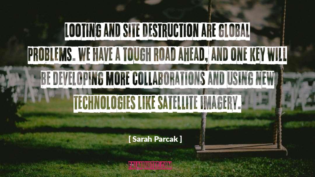 Using quotes by Sarah Parcak