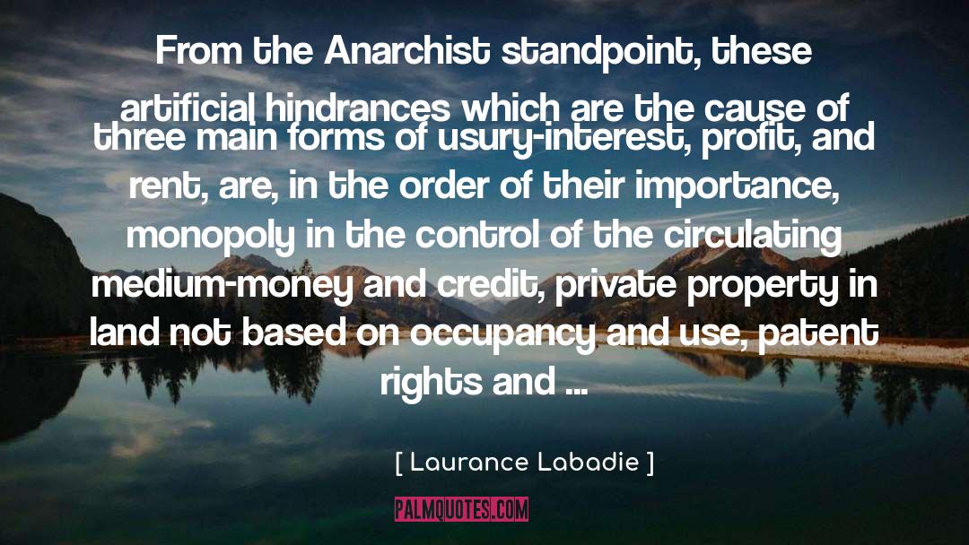 Usury quotes by Laurance Labadie
