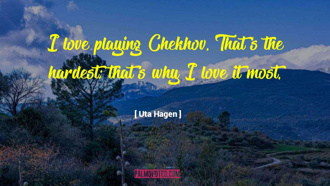 Uta quotes by Uta Hagen