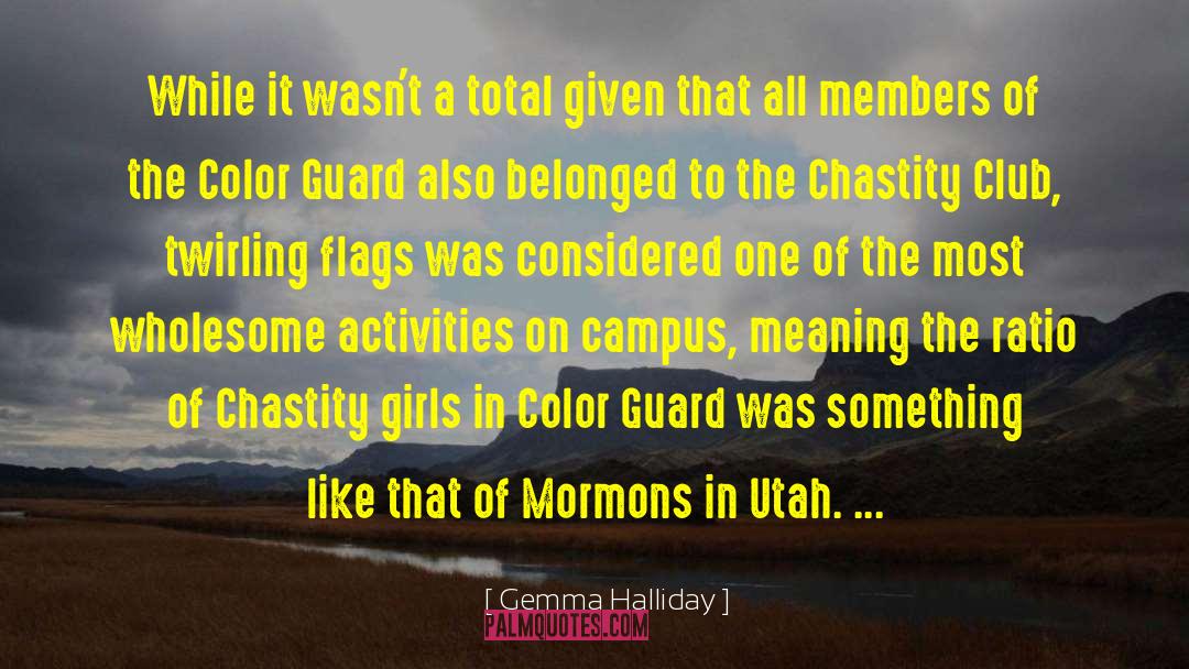 Utah quotes by Gemma Halliday