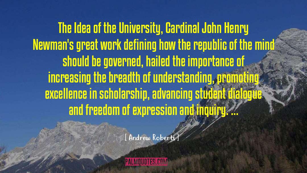 Uthal University quotes by Andrew Roberts