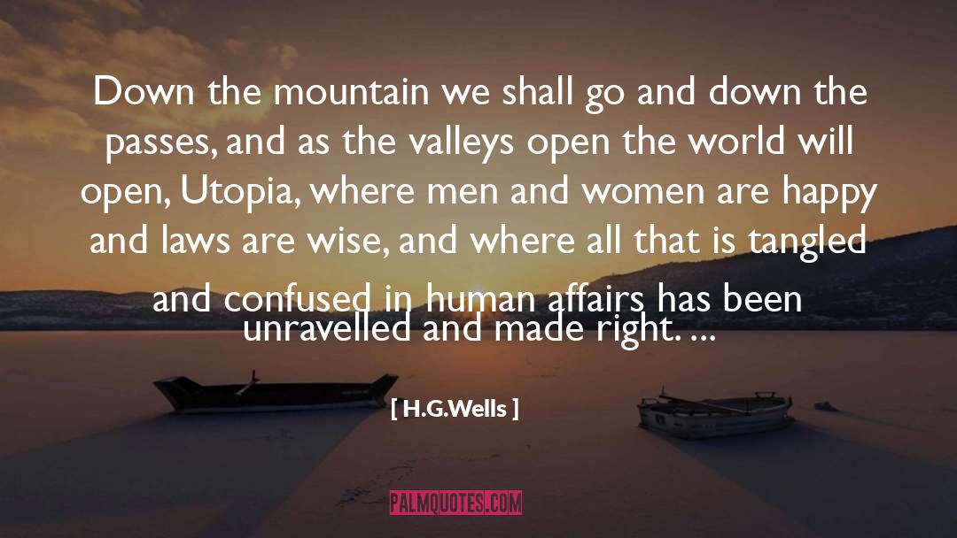 Utopia quotes by H.G.Wells