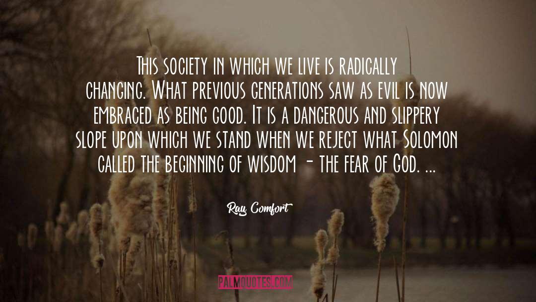 Utopian Society quotes by Ray Comfort