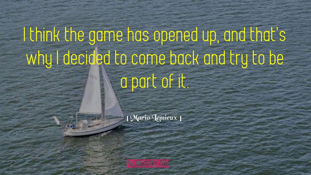 V Games quotes by Mario Lemieux