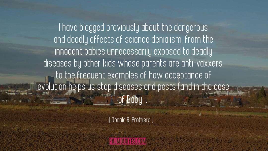 Vaccine quotes by Donald R. Prothero