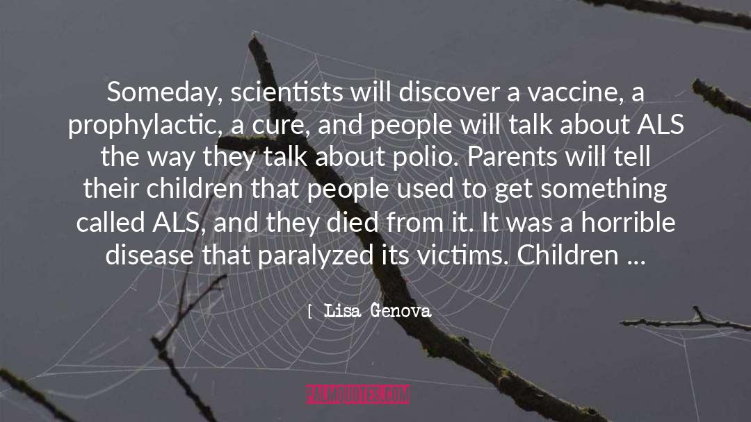 Vaccine quotes by Lisa Genova