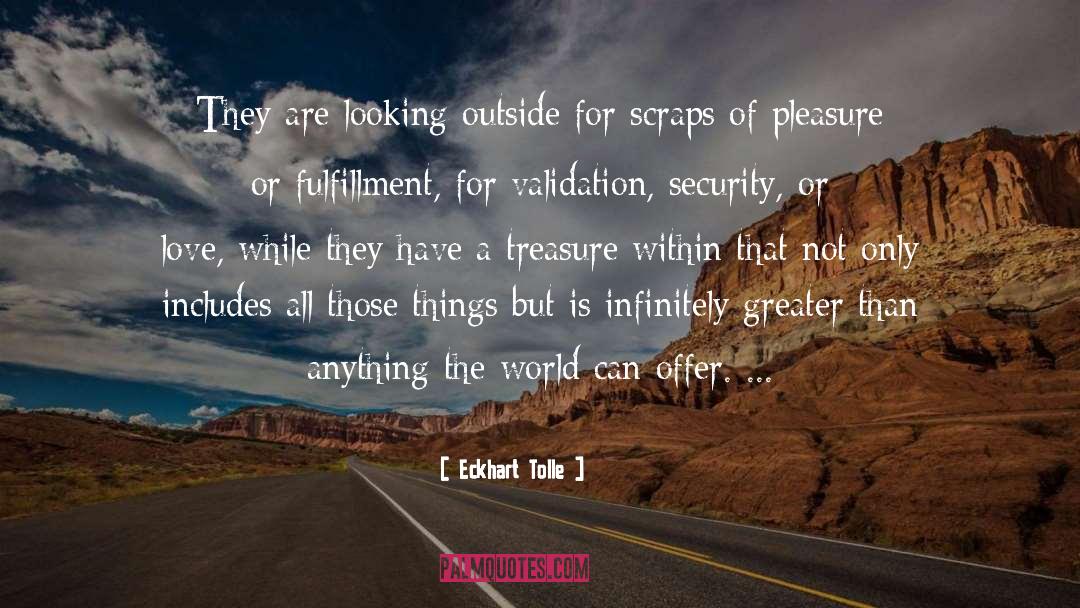 Vacos Security quotes by Eckhart Tolle
