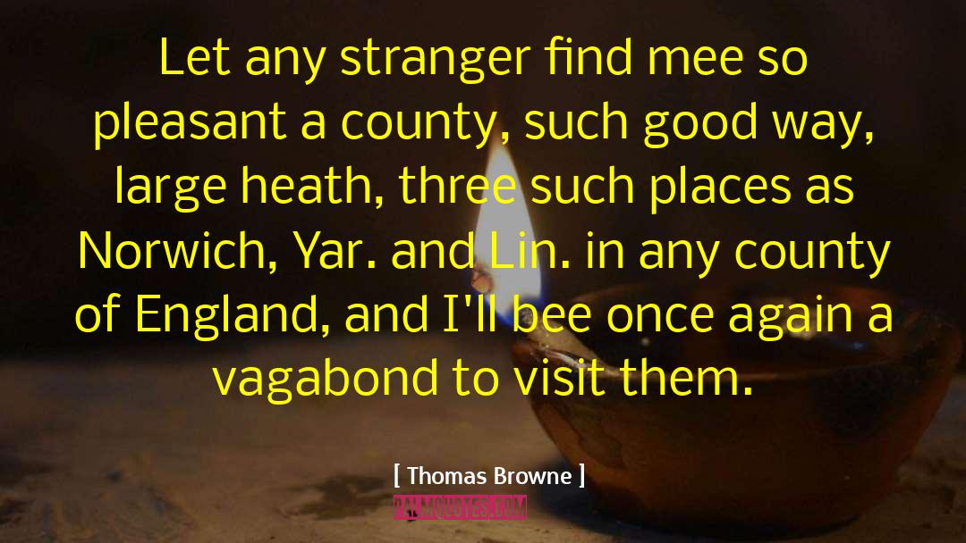 Vagabond quotes by Thomas Browne