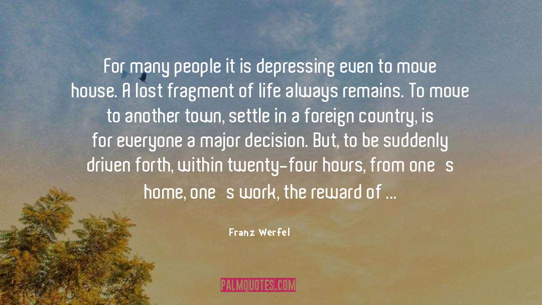 Vagabond quotes by Franz Werfel