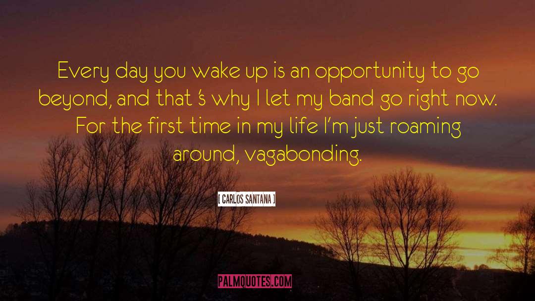 Vagabonding quotes by Carlos Santana