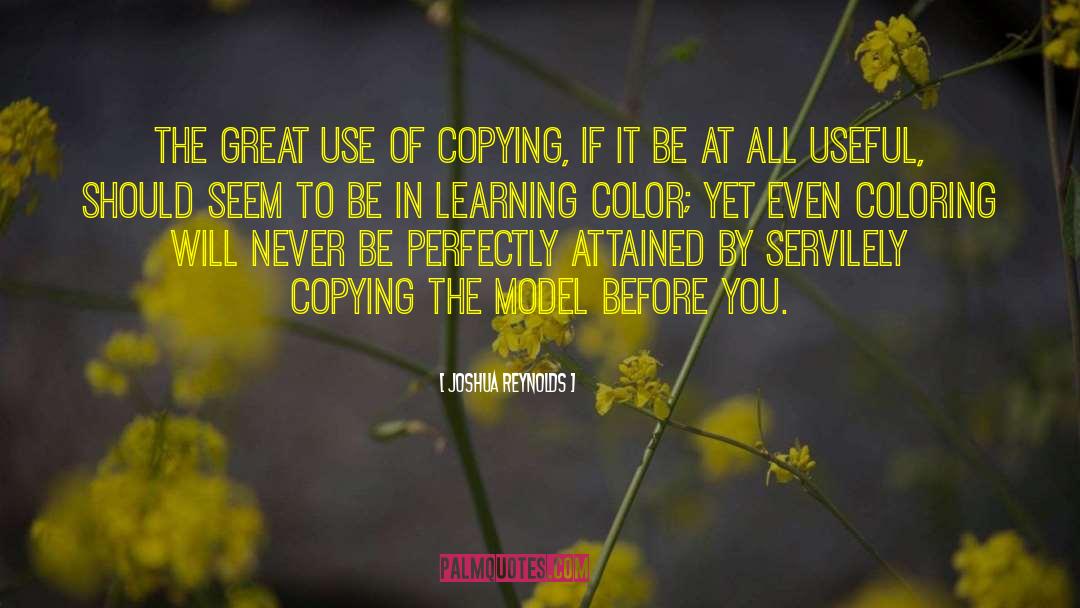 Vajayjay Coloring quotes by Joshua Reynolds