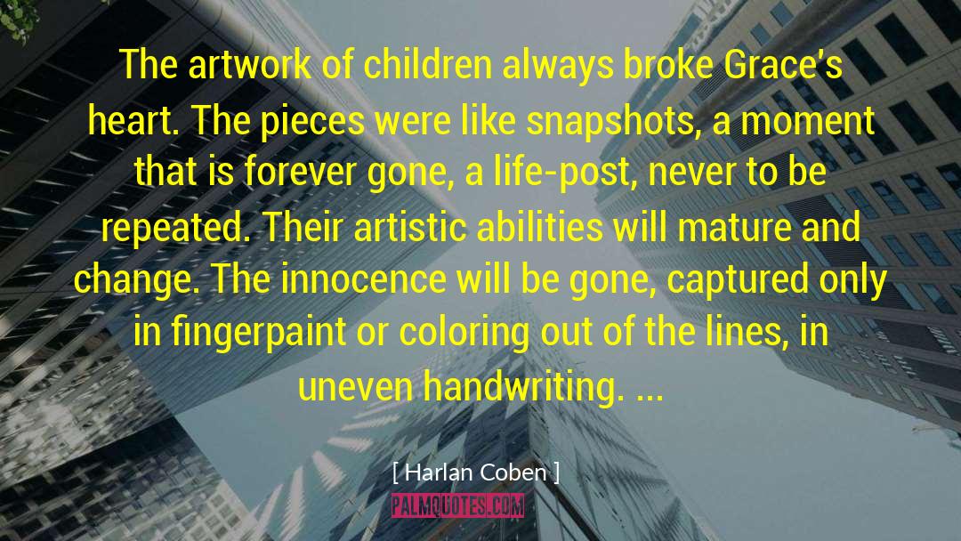 Vajayjay Coloring quotes by Harlan Coben