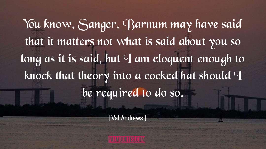 Val Napier quotes by Val Andrews