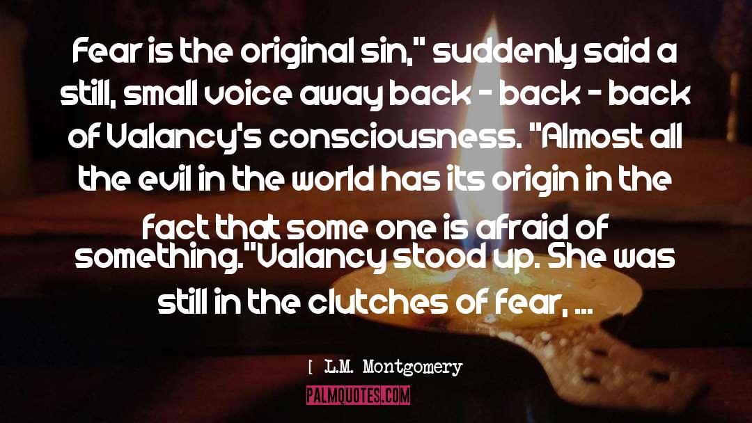 Valancy quotes by L.M. Montgomery