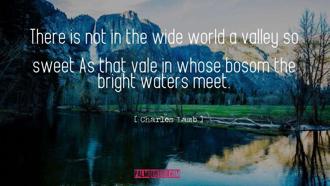 Vale quotes by Charles Lamb