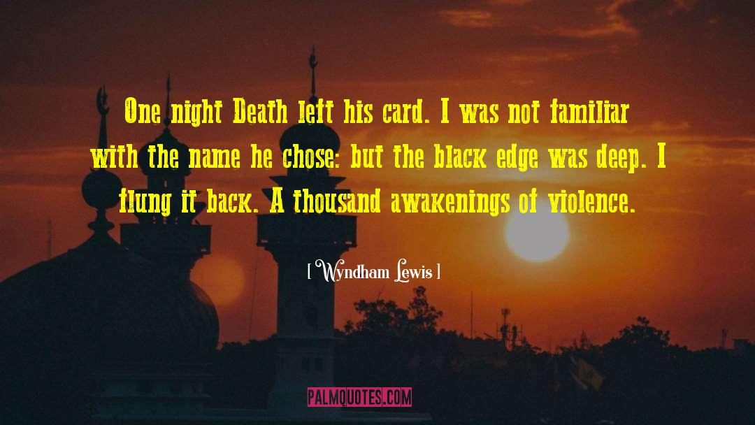 Valentine Card quotes by Wyndham Lewis