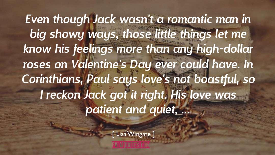 Valentine Romantic quotes by Lisa Wingate