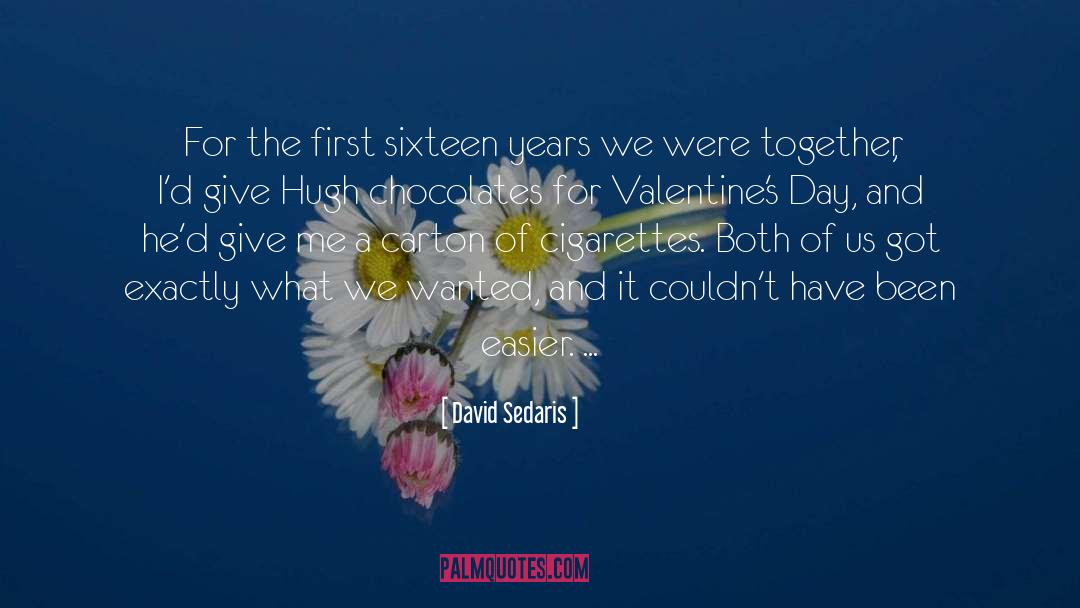 Valentines Day quotes by David Sedaris