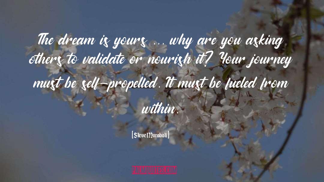 Validate Yourself quotes by Steve Maraboli