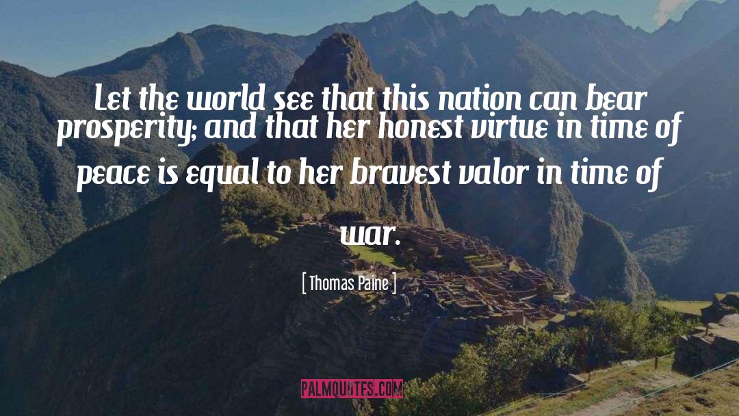 Valor quotes by Thomas Paine