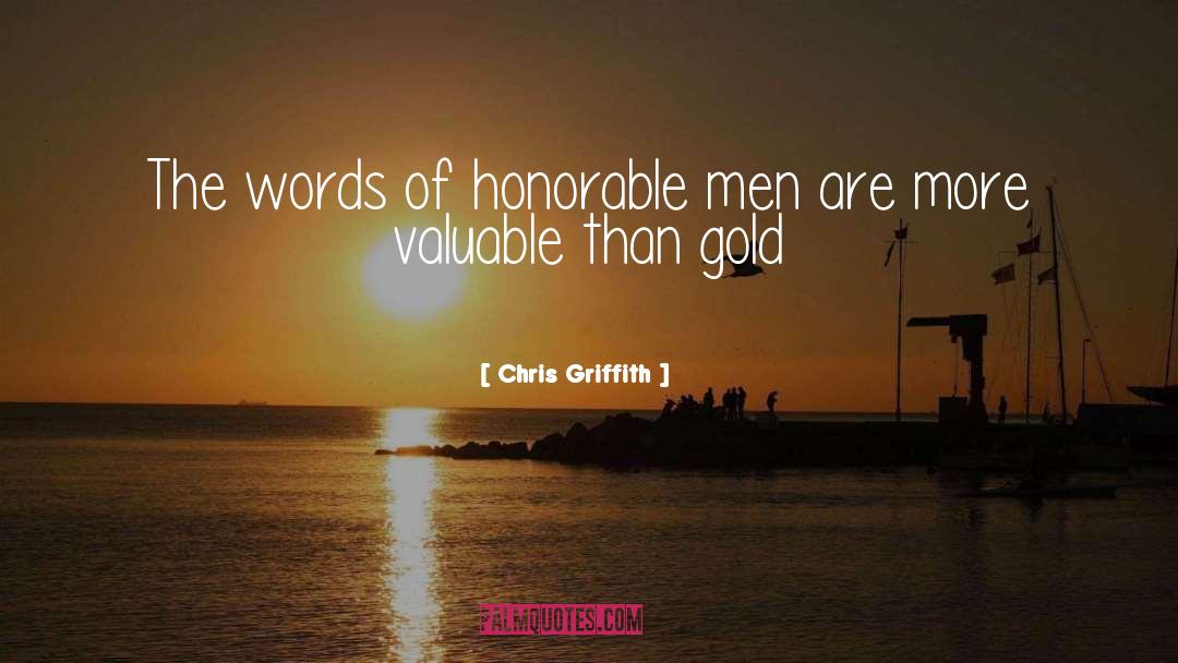 Valuable Stones quotes by Chris Griffith