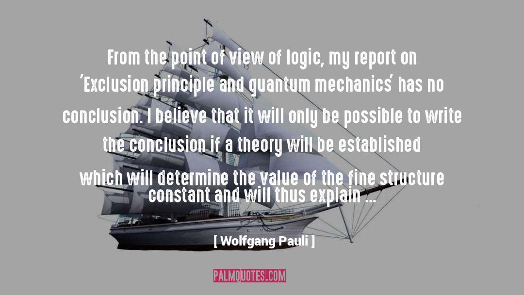 Value Delivering quotes by Wolfgang Pauli