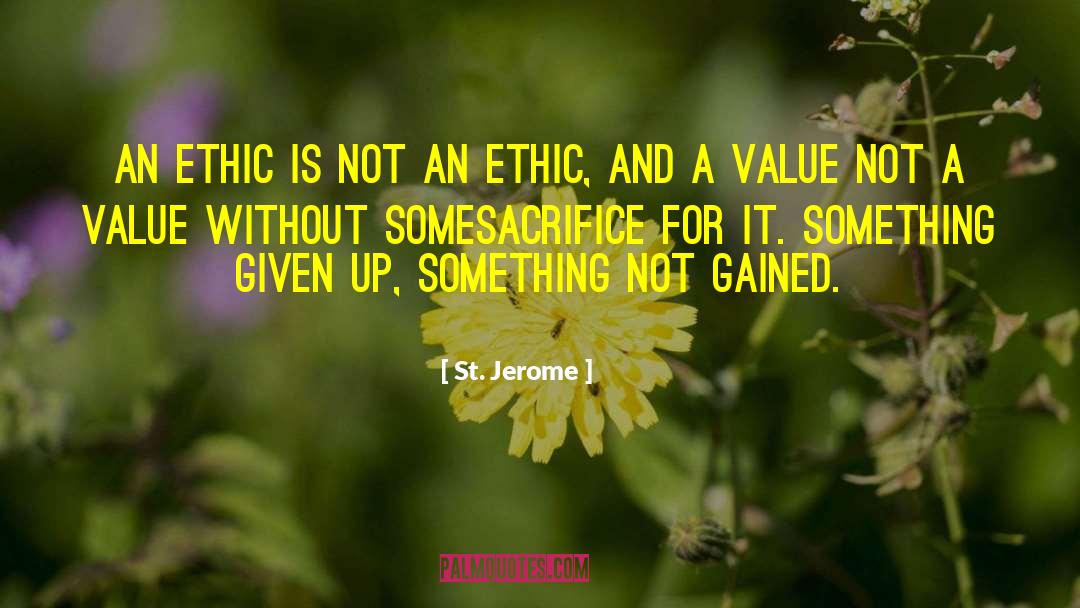 Value Investing quotes by St. Jerome