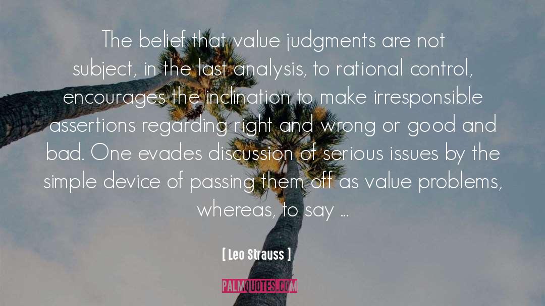 Value Judgments quotes by Leo Strauss