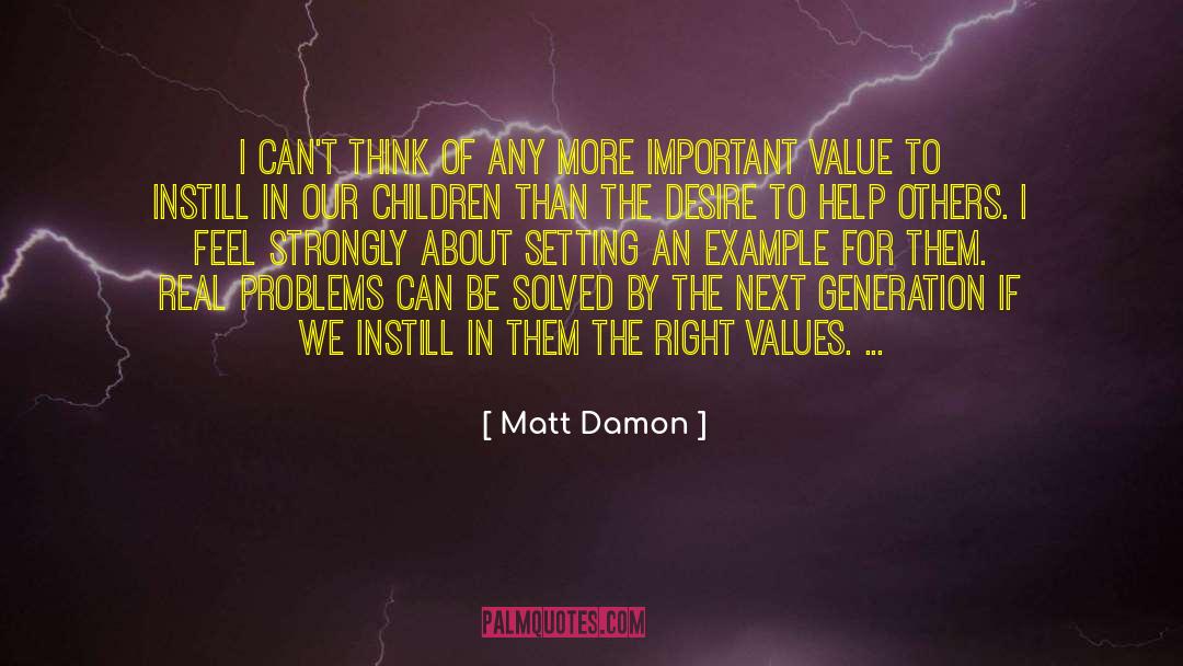 Value Of Education quotes by Matt Damon