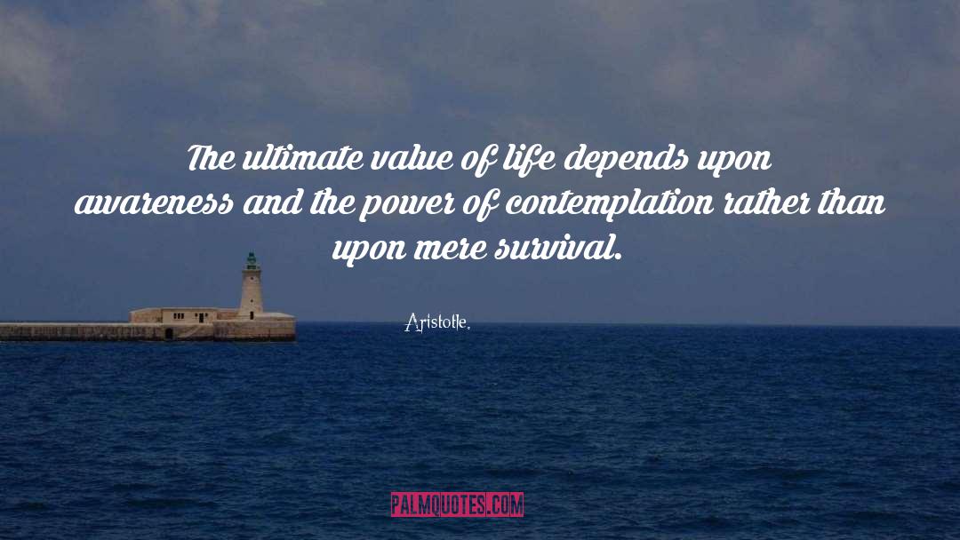 Value Of Life quotes by Aristotle.